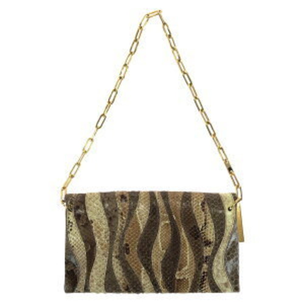 Gucci Brown Python Shoulder Bag Chain - image 2